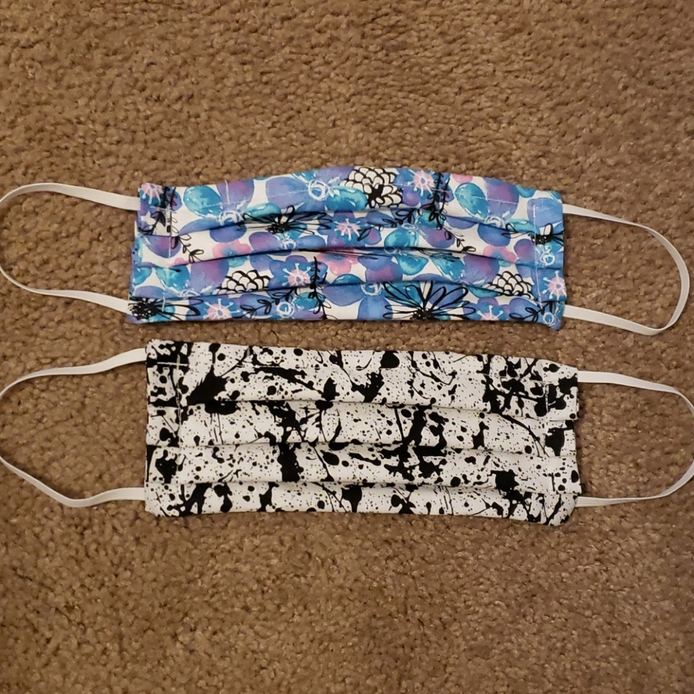 2 Reusable Home made masks
